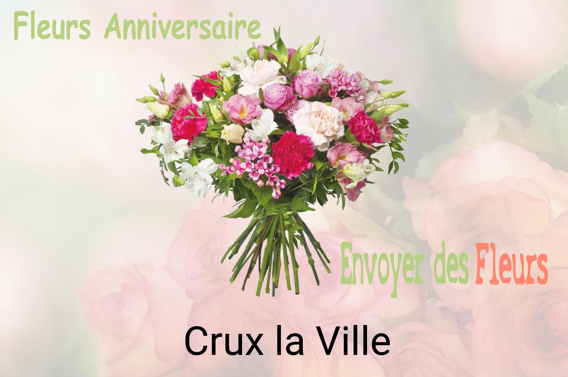 Bouquet de fleurs d’anniversaire livré à Crux-la-Ville