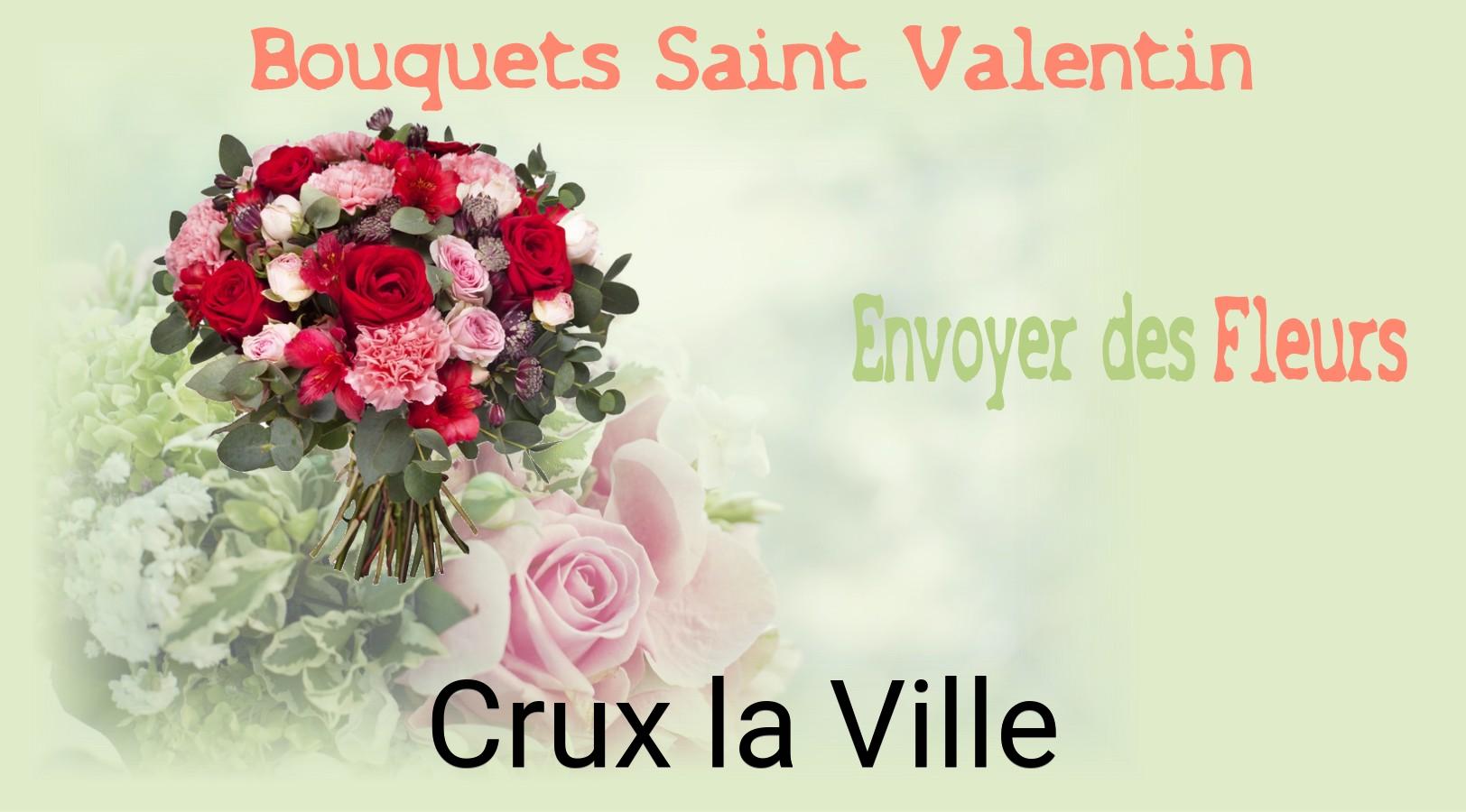 Roses de Saint-Valentin livrées à Crux-la-Ville